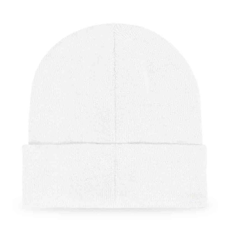 DALIXÂ® 12" Knit Beanie Hat in White - Image 5